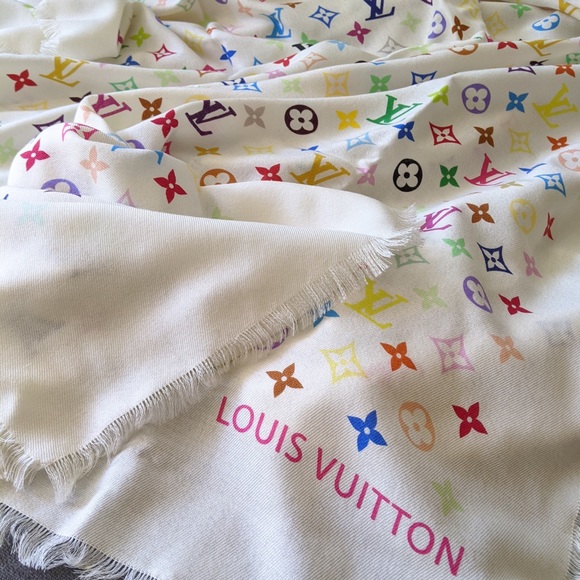 Louis Vuitton Multi Color Shawl - NEW - Picture 9 of 13